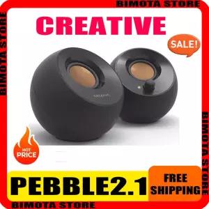 Creative Pebble Plus 20 2 V3 스피커 유선 노트북 Pc 게이머 액세서리 게임 데스크탑 3d 서라운드 서브