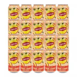 립톤 제로 복숭아 스파클링 355ml 20캔