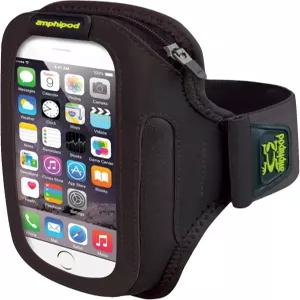 앰피포드 암팟 스마트뷰 스모 암밴드 반사 또는 벨트 휴대폰 액세서리 달리기 및 걷기용 지퍼 수납 - 블랙