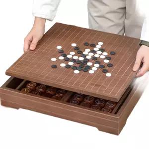 고급 바둑판 세트 좌식 원목 호두나무 장기판