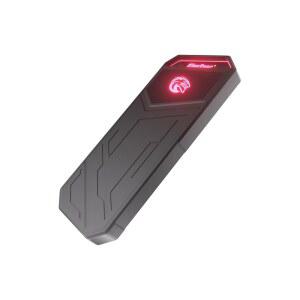 KingSpec Z5 2TB 외장 SSD - 2100MB /s RGB 라이트 아연 합금 케이스 USB 3.2 Gen2x2 인터페이스 휴대폰 /PS4 / 노트북 /TV /PC (2TB)와 호환되는 휴대용 솔리드 스테이트 하드 드라이브