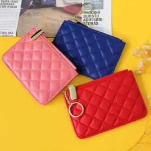 인기 동전 지갑 여성 양가죽 퀼팅 카드 케이스 여자카드지갑