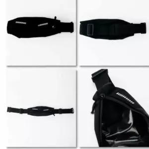 등산허리백 조깅가방 블랙 러닝 힙색 WWFK582V