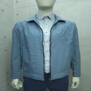 인디안 여름 중년남성 일반핏 평에리 면혼방 홑겹 경량 점퍼 5 M 3269