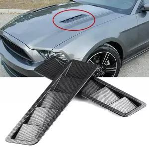 본넷덕트 후드 에어덕트 자동차 벤트 루버 공기 흡입구 범용 포드 혼다 호환 SUV 오프로드 액세서리 2 개