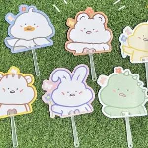 접이식부채 여름 휴대용 귀여운 미니 부채 축제 학생용 학교