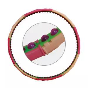 [하프클럽/알티피아]스타 에어쿠션 돌기 훌라후프 S로즈 핑크 2.5kg 1P 원터치 조립 유산소 운동