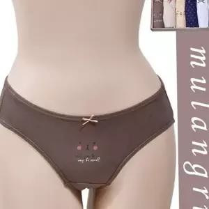 여성 삼각 팬티 부드러운 데일리 여학생 여성 팬티 요일 선물용 주니어 중학생 속옷