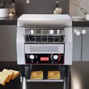 대형 토스트기 업소용 자동 컨베이어벨트 식당 매장 조식기계 구이 식빵굽기