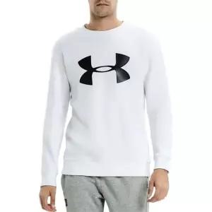 언더아머 남성 라이벌 플리스 크루넥 맨투맨 1345055-100