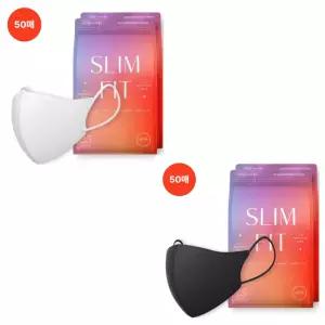 CLA 키즈 마스크 화이트50매 블랙50매 소형 새부리