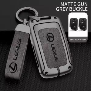 아연 합금 자동차 스마트 원격 키 Fob 케이스 커버 홀더 쉘 Lexus IS250 CT200 RX270 체인 액세서리