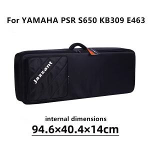 야마하 PSR S650 KB309 E463용 휴대용 케이스 두꺼운 전자 피아노 가방