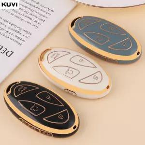 패션 TPU 5 7 버튼 자동차 키 케이스 커버 셸 Xiandai IONIQ 6 새로운 그랑프리 GN7 코나 수호자 Fob 가방