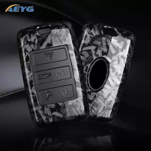 랜드로버 레인지로버 스포츠 이보크 프리랜더 재규어 XF XJ XE XJL 용 ABS 카본 파이버 자동차 키 케이스
