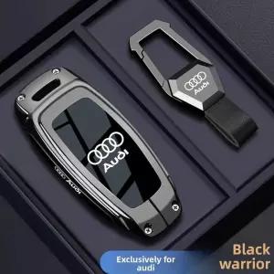 아우디 A6 A7 A8 E-트론 Q5 Q7 Q8 C8 D5 투명 TPU 자동차 리모컨 키 케이스 커버 쉘 키리스 홀더 키체인