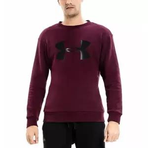 언더아머 남성 라이벌 플리스 크루넥 맨투맨 1345055-600