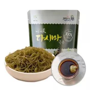 [작심밀도]국내산 저칼로리 해초 다시마국수5팩+모밀소스5팩