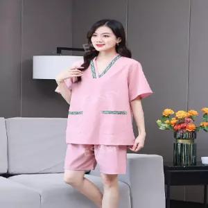 사우나 찜질복 상하의 숯가마옷 찜질방 황토 세트