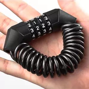 유모차 자전거 와이어 비밀번호 자물쇠 잠금장치 킥보드용 오토바이 도난방지 휴대용