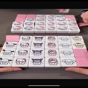 플레이어 재미있는 부파티 64 블록 장난감 탈출 게임 틱톡 마작 해변 게임 타일 선물 헬로키티