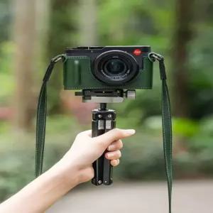 TP 소포트 가죽케이스 즉석카메라 판 핸들 스트랩 속사케이스 D-LUX8 빈티지 그린 가죽