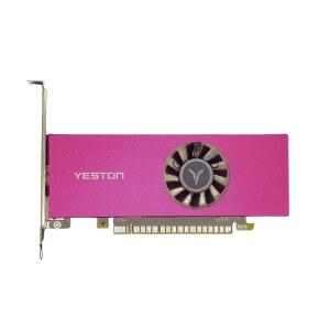 게임용 PC용 Yeston GTX 1050 ti 4GD5 LP 128비트 그래픽 카드 PCIE 3.0 GDDR5 비디오 미니 스몰 폼 팩터 SSF 슬림 로우 프로파일 디자인(하프 높이 시프터 장착)
