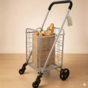 [RIZPICK]접이식 핸드 카트 중 45x32 쇼핑 마트 폴딩 손수레 캐리어