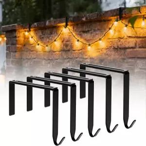 조절 가능한 야외 조명 후크 드릴 없는 금속 행거 3.2-6.1인치 콘크리트 벽 시멘트 블록 울타리 벽돌 외부