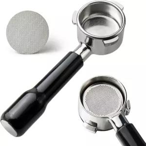 확률론적 박스 54mm 바닥 없는 포터필터 퍽 스크린 브레빌 바리스타 익스프레스 머신과 호환되는 3이어