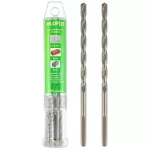 시멘트 벽돌 돌 2팩용 7/32인치 x 6인치 석조 드릴 비트 콘크리트 해머 카바이드 팁