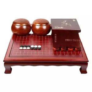 바둑판 세트 바둑 고급 보드게임 테이블 장기판 바둑알 10cm 장기 오목 오목판 원목 체스