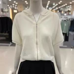 [하프클럽/숲]패션 SOUP 마리엔느 후드 니트 집언 반팔 가디건 (SCRGD30)