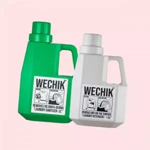 위칙지엔디 위칙 소독 섬유유연제 2L 1개+9중효소 EM Plus 세탁세제 1.5L 1개 4604505