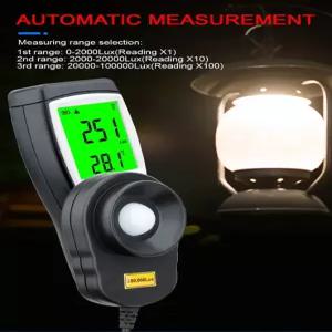 스마트 센서 AS823 디지털 럭스 미터 조도계 조도 유량계 조명 측정 1~100.000lux