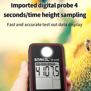 럭스미터 디지털 조도계 LCD 포켓 라이트 럭스/FC 측정기 센서 포토미터