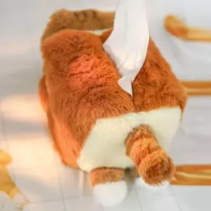 패브릭 고양이 인형 각 케이스 냅킨통 식빵 티슈 화장지커버 롤 티슈 박스 S 프리 사이즈