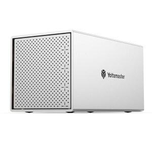 요타마스터 4베이 외장 하드 드라이브 인클로저, 3.5인치 및 2.5인치 SATA HDD/SSD용 알루미늄 USB C HDD 72TB(4x18TB) 직접 연결 스토리지 DAS 지원, 비RAID [PS400C3]