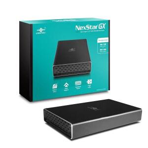 Vantec NexStar Gx USB 3.1 Gen 2 Type-C 2.5 u201D SATA SSD/HDD 인클로저(9.5mm 및 7mm 높이 드라이브용), C to A 케이블, 알루미늄 케이스, (NST-271C31-BK), 블랙