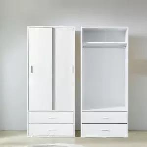 [텐스페이스]위즈W 800 슬라이딩 서랍 옷장 MD5417 (수도권무배)