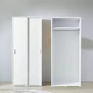 [텐스페이스]위즈W 800 슬라이딩 키큰 옷장 상부선반형 MD5415 (수도권무배)