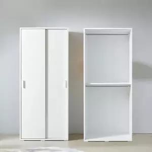 [텐스페이스]위즈W 800 슬라이딩 행거 옷장 MD5414 (수도권무배)