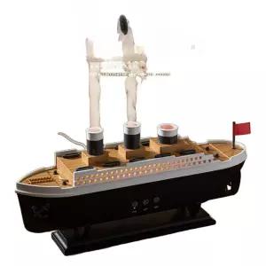 타이타닉 무드등 가습기 해파리분사 유람선모양 7색조명 리모컨