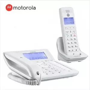 LCD 디지털 유무선 전화기 자동응답 녹음기-화이트-발신자표시 깨끗한 통화 녹음 스피커폰 전화기 선물