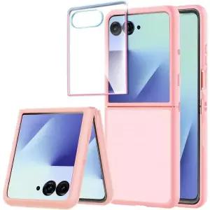 삼성 갤럭시 Z 플립 7 케이스 (스크린 보호필름 포함), 슬림핏 하드 PC 정품 실리콘 휴대폰 커버 플립7, 긁