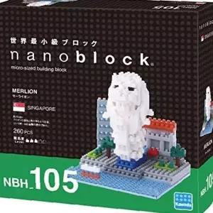 싱가포르 머라이언 미니 블럭 조립 세트 1p 퍼즐 만들기 어린이 장난감 두뇌발달