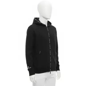 몽클레어 마그리아 로고 트림 남성 후드 집업 블랙 8G00039