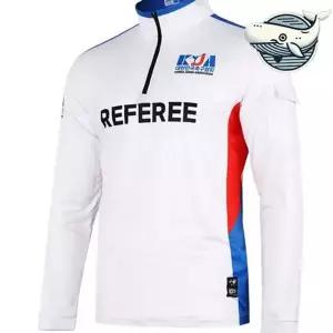 유니폼 상의 기능성 남녀공용 스포츠 심판복 상의 하프집업 족구복 족구 냉감 의류