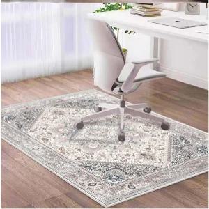 하드우드 바닥용 푸조리스 사무실 의자 매트 롤링 책상 컴퓨터 게이밍 직사각형 영역 러그 홈 오피스용