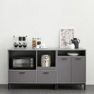 광파렌지대수납장A세트 위한 가지 식탁렌지대수납장세트 8M그레이 여러 나만을 전자레인지